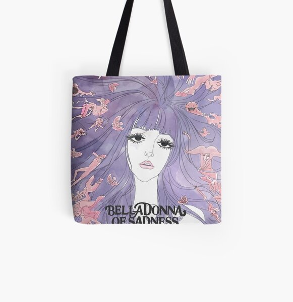 belladonna sad girl All Over Print Tote Bag