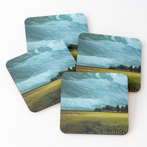 Item preview, Storm on the Breeze Thick Brush Stroke Van Gogh Style  designed and sold by sunflowerlight.