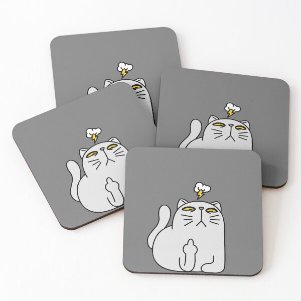 Item preview, Cat Middle Finger designed and sold by Si Pakne.