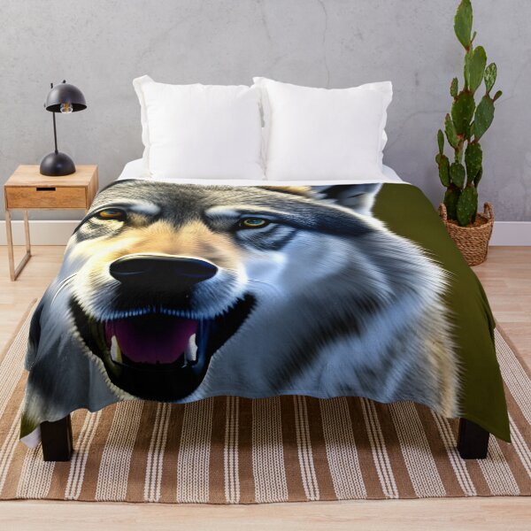 Item preview, Happy Wolf, Ai Generated Art designed and sold by ACC .