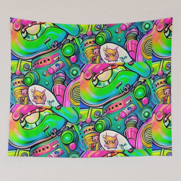 Item preview, Colorful pop art surrealism designed and sold by Neo-Expression.