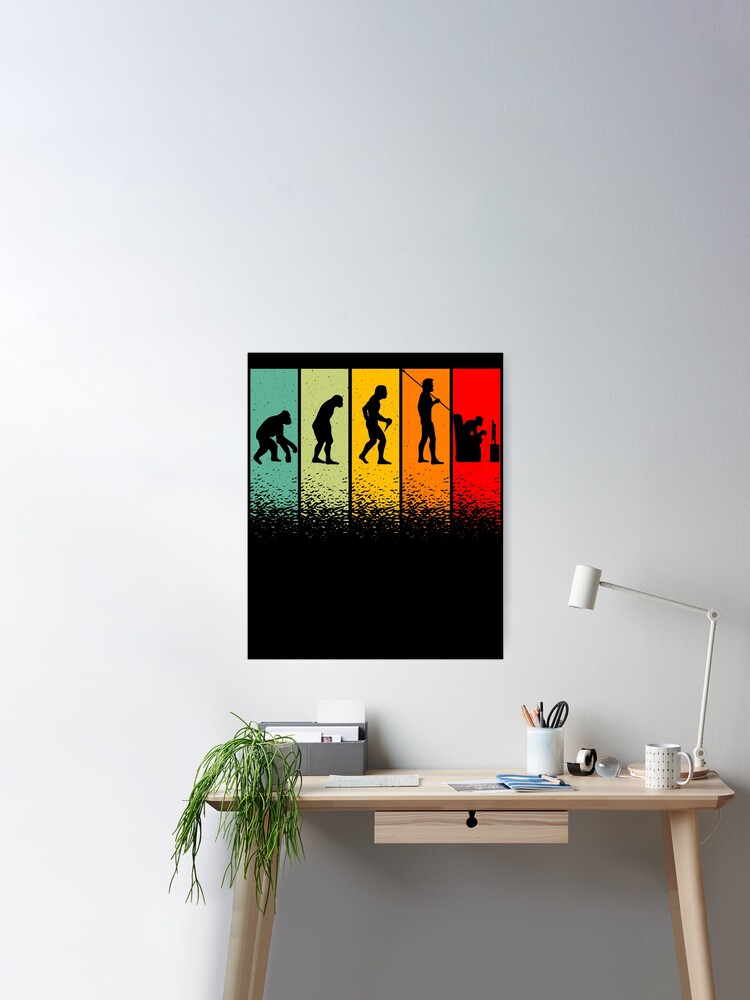Evolution gamer cadeau humour Ado Gaming Poster for Sale by thegoodplan