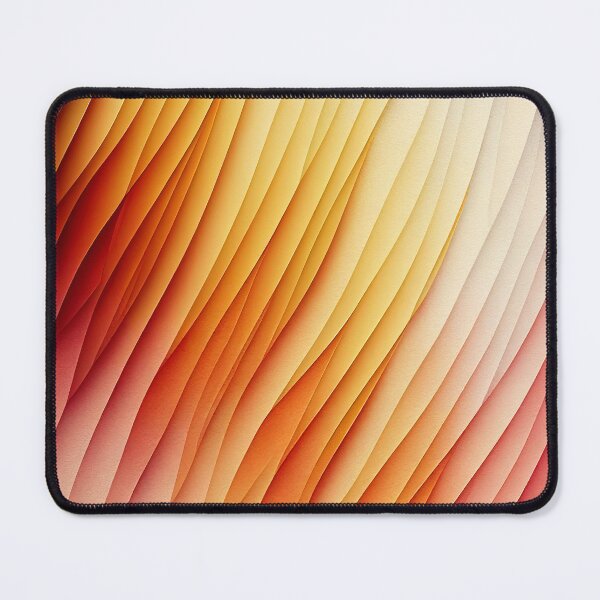 Artikelvorschau, "Wynter" - Watercolor Abstract Painting Stripes Pattern in Yellow, Red, White, Pink, Orange, Cream, entworfen und verkauft von HiArtify ❤️.