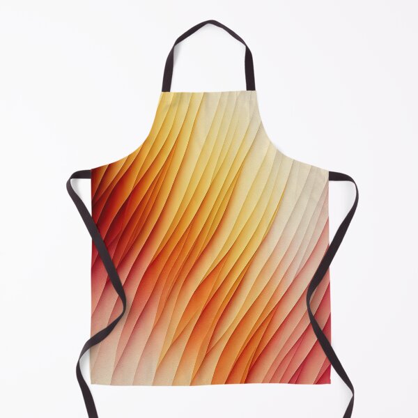 Artikelvorschau, "Wynter" - Watercolor Abstract Painting Stripes Pattern in Yellow, Red, White, Pink, Orange, Cream, entworfen und verkauft von HiArtify ❤️.