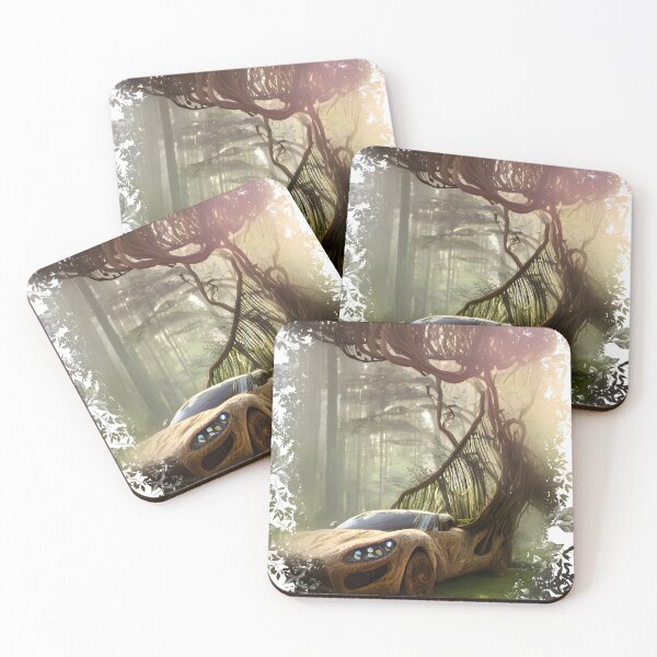Item preview, organic sport car, Below zero emissions ! (portrait) designed and sold by Digisabella.