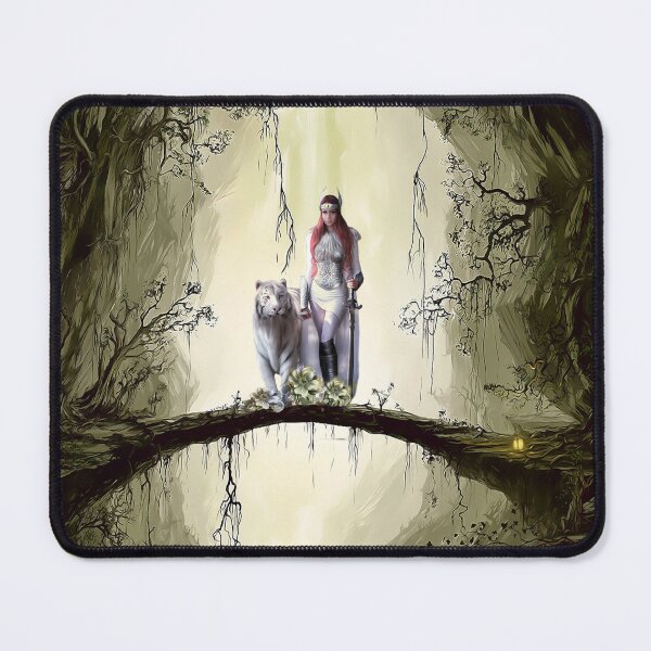 Item preview, The woman with the tiger designed and sold by Tokha - Artwork.