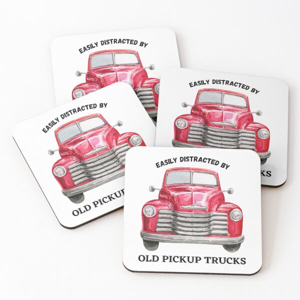 Item preview, Easily Distracted By Old Pickup Trucks designed and sold by DesignsbyPhilee.
