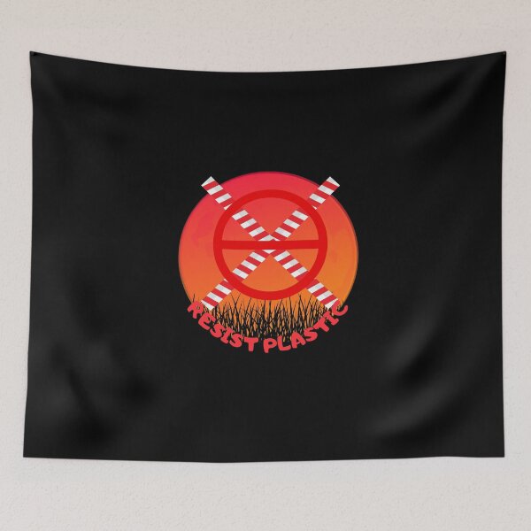 Item preview, Resist Plastic  - Drinking Straw Day  designed and sold by Akimatax ✯✯✯✯✯.