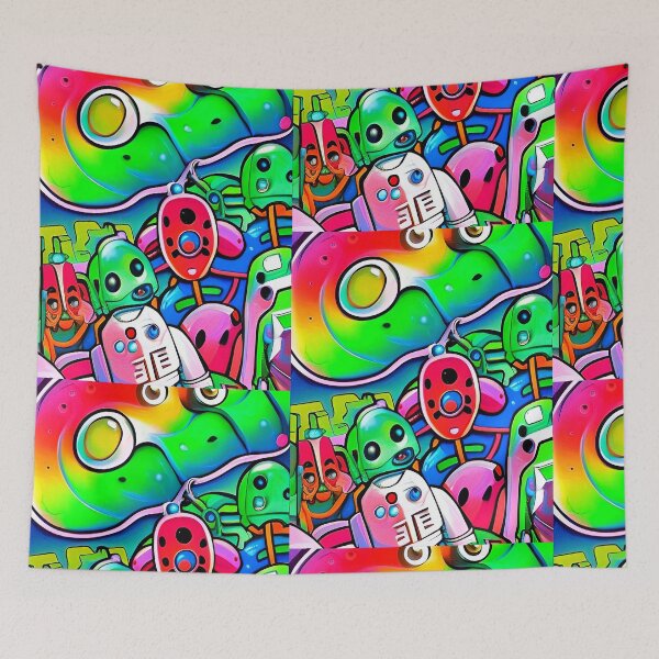 Item preview, Colorful pop art surrealism designed and sold by Neo-Expression.