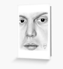 Evan Peters Greeting Card
