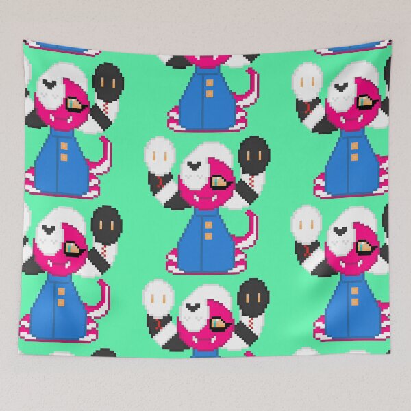 Item preview, cute monster medusa pixel art designed and sold by Mirumix9.