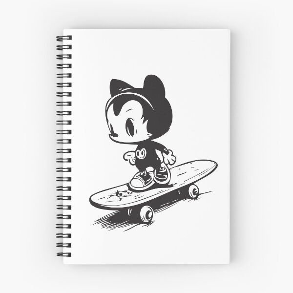 Aperçu de l'œuvre chaton de patinage créée et vendue par RBBll.