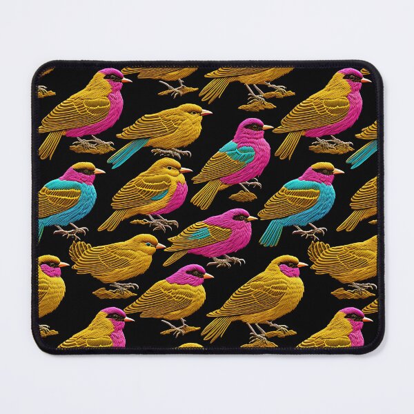 Item preview, "...Everybirdy golder birds_Embroidered Pattern..." 10_S60 designed and sold by CreArtorium.