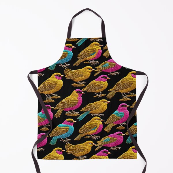 Item preview, "...Everybirdy golder birds_Embroidered Pattern..." 10_S60 designed and sold by CreArtorium.