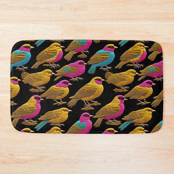 Item preview, "...Everybirdy golder birds_Embroidered Pattern..." 10_S60 designed and sold by CreArtorium.