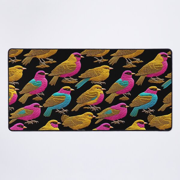 Item preview, "...Everybirdy golder birds_Embroidered Pattern..." 10_S60 designed and sold by CreArtorium.