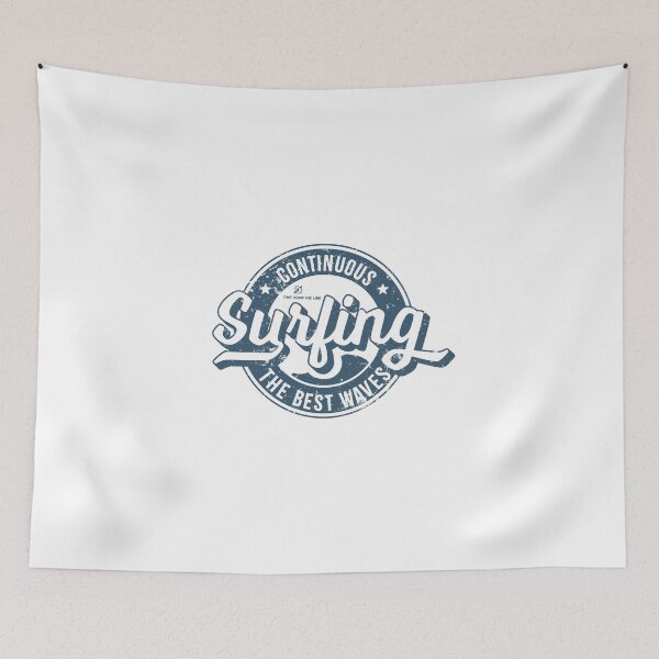 Item preview, Surf retro label in a worn look designed and sold by U-WESTDESIGN.