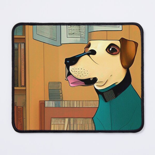 Item preview, Funny Dog working in office designed and sold by Neo-Expression.