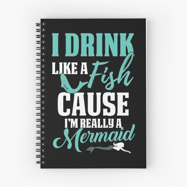 Item preview, I Drink Like A Fish Cause I'm Really A Mermaid  designed and sold by BUBLTEES.