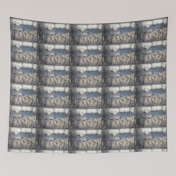 Item preview, Frost Covered Wild Flowers, blue tints designed and sold by Imladris01.