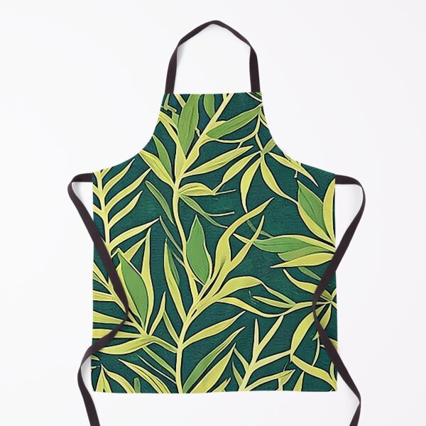 Item preview, Van Gogh Style Long Green Plant Leaves on a Green Textured Background designed and sold by sunflowerlight.