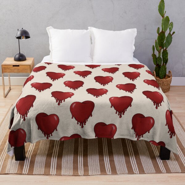 Item preview, Melting Red Heart Pattern Design designed and sold by CreativeDraws42.