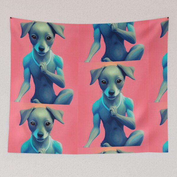 Item preview, Buff muscular dog doing yoga. designed and sold by Neo-Expression.