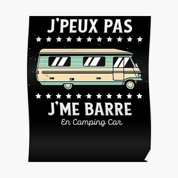 Camping-Car J'Peux Pas J'Me Barre En Camping-Car Campeur Débardeurs
