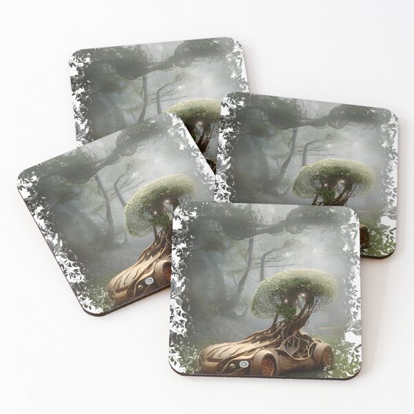 Item preview, organic sport car, Below zero emissions ! (portrait) designed and sold by Digisabella.