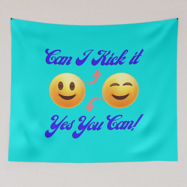 Item preview, Can I Kick it? Yes You Can! Funny Blue designed and sold by MedHance.