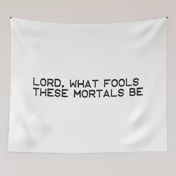 Item preview, What fools these mortals be (black) designed and sold by didijuca.