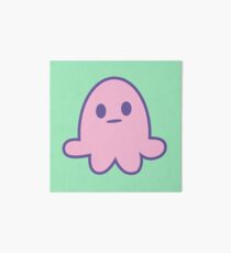 Cute pink octopus Art Board