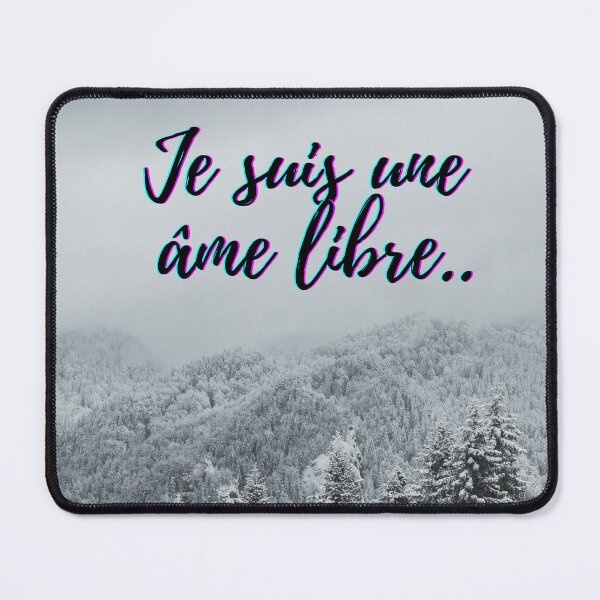 Item preview, I am a free soul - popular french quotes theme gifts  designed and sold by RebelliousRosee.
