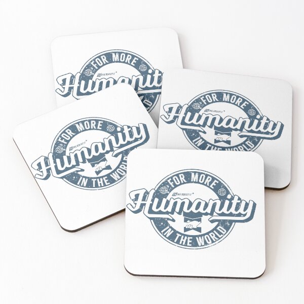 Item preview, Retro label with a worn look for more humanity designed and sold by U-WESTDESIGN.