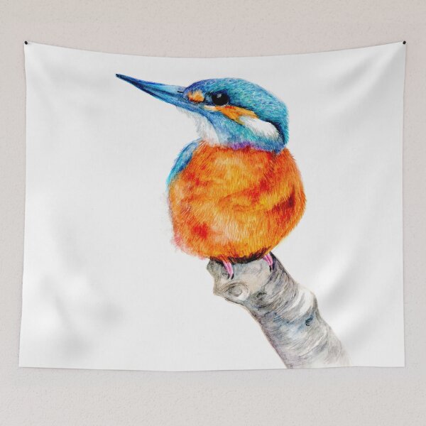 Item preview, The Kingfisher designed and sold by Daniarts.