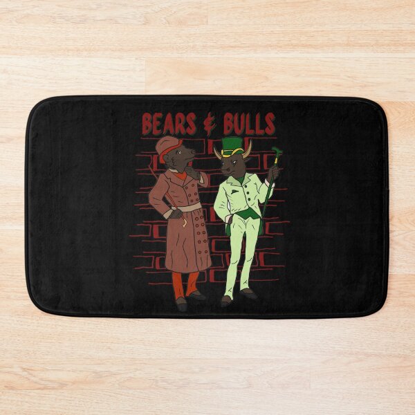 Item preview, Bears and Bulls Conversing On Wall Street designed and sold by tradeculture143.