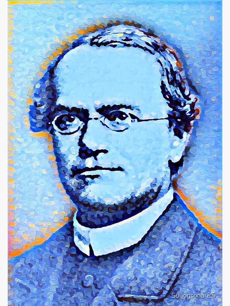 Gregor Mendel Artwork | Gregor Mendel Portrait | Gregor Mendel Wall Art ...