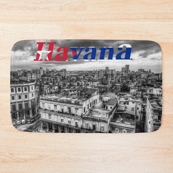 Item preview, Havana Rooftops, Cuba And Cuban Flag designed and sold by Paul Thompson Photography.