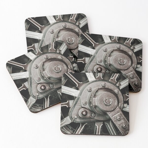 Item preview, Old Steam Roller Wheel bw Vertical designed and sold by eddiebarronshop.