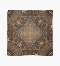 Buffalo Gathering Brown Scarf