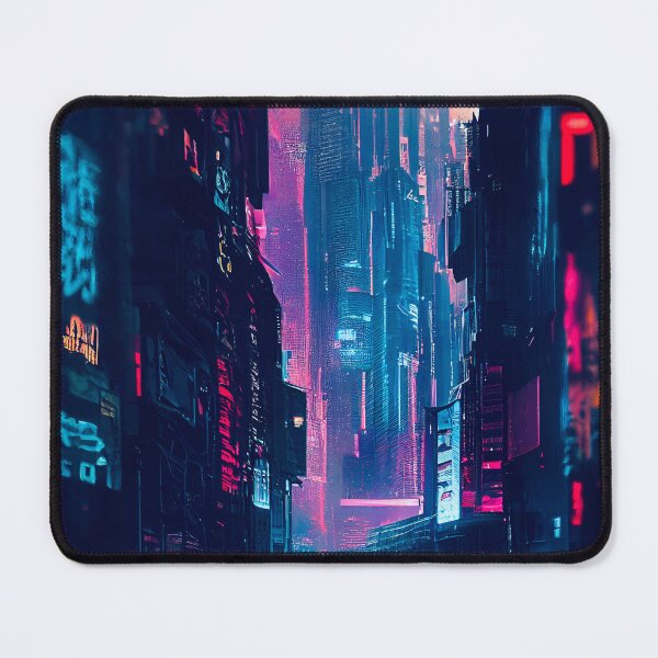 Item preview, Cyberpunk city skyline designed and sold by Christolamber.