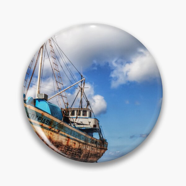 Item preview, Greek Ship Seen Better Days designed and sold by Paul Thompson Photography.