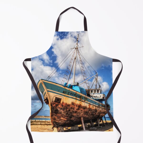 Item preview, Greek Ship Seen Better Days designed and sold by Paul Thompson Photography.