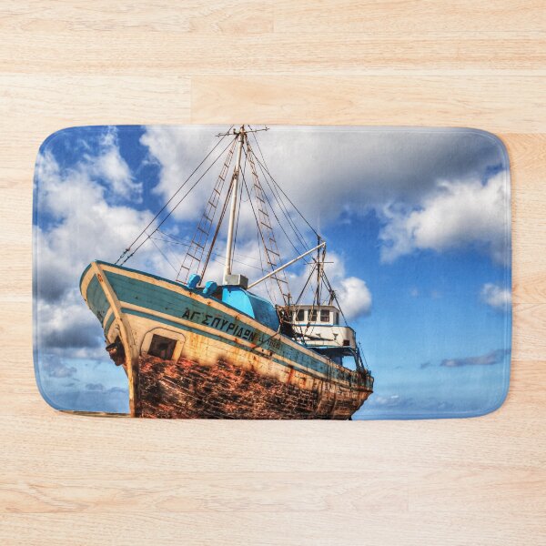 Item preview, Greek Ship Seen Better Days designed and sold by Paul Thompson Photography.
