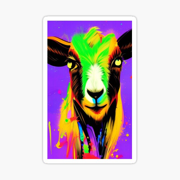 Goat Simulator Sticker 2023 Glossy Sticker