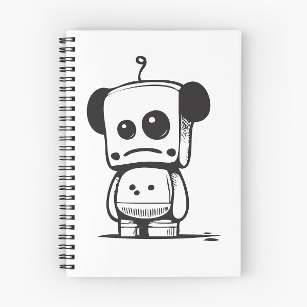 Item preview, pequeño robot lindo y triste designed and sold by RBBll.