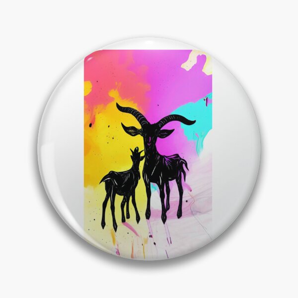 Item preview,  Goat Simulator Sticker 2023 designed and sold by SociableAnimals.