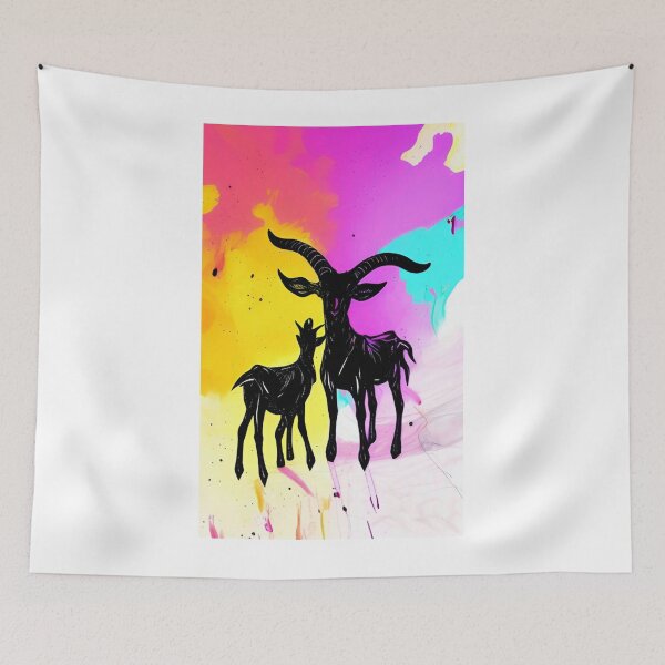 Item preview,  Goat Simulator Sticker 2023 designed and sold by SociableAnimals.