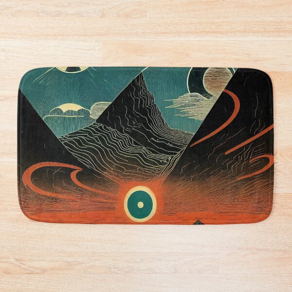 Item preview, Abstract Post Apocalyptic Wasteland Scene 3 designed and sold by Styxiann.