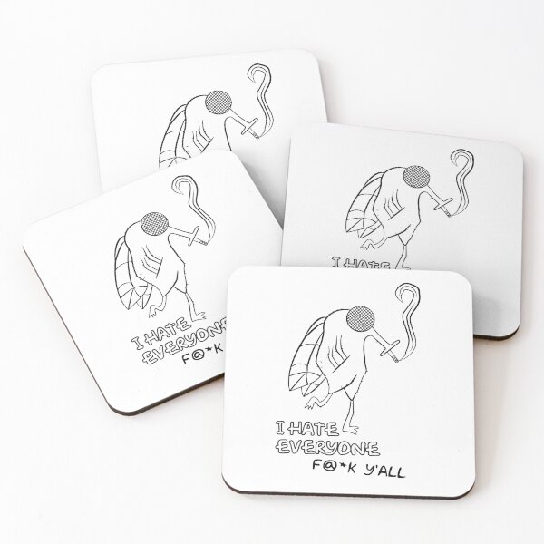 Item preview,  Fly I hate everyone Black Words designed and sold by Yes-Monkey.